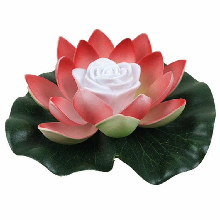 Decorative Lighting | Blessing Water Lily Candle Light Battery Operated LED Colorful Lotus Lantern EVA Decorative Lighting Blue/Multicolored/White