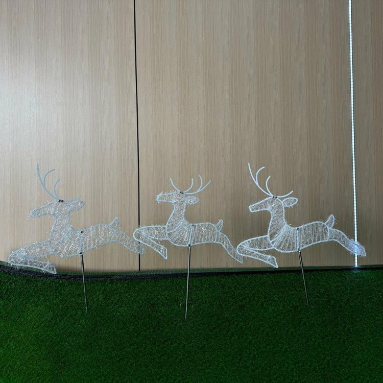 Decorative Lighting | Christmas 3-Piece Deer Decoration Light DIY LED Reindeer Elk Luminous Sculptures Decorative Lighting Decorative Lighting