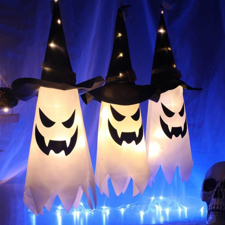 Decorative Lighting | Halloween Hanging Ghost Colorful Light Festival Theme Light Party Festival Decor Decorative Lighting Decorative Lighting