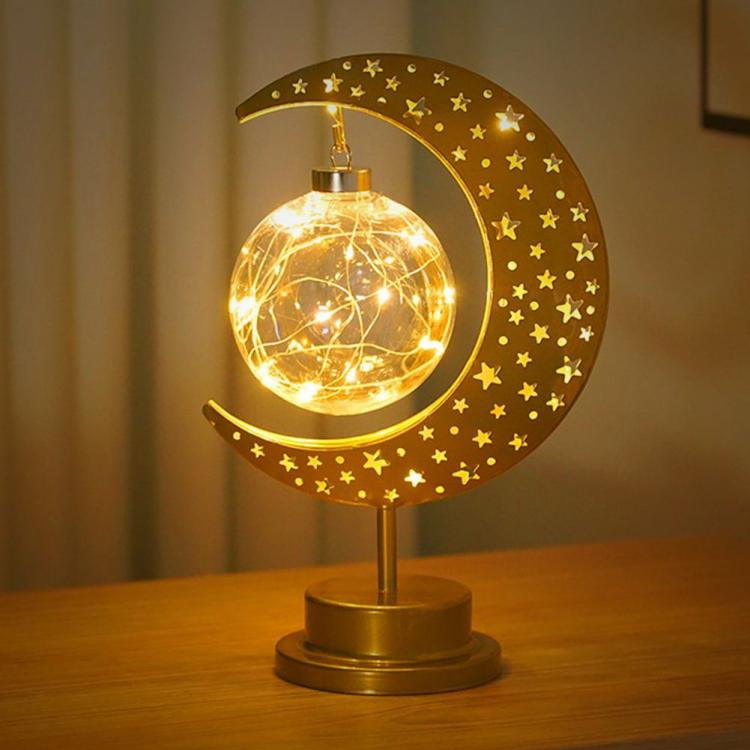 Decorative Lighting | LED Moon Table Lamp USB/Battery Powered Moon Atmosphere Lamp for Home Room Decor Decorative Lighting Decorative Lighting