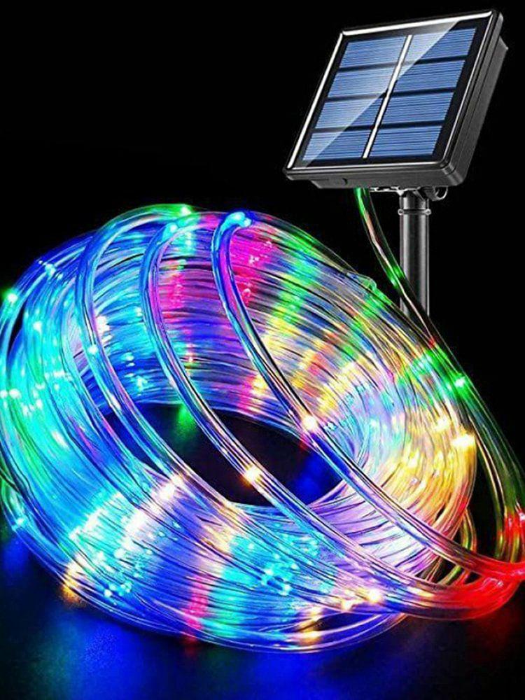 Decorative Lighting | LED Solar Decorative String Lamp Adjustable DIY Outdoor Lighting for Home Garden Decorative Lighting Decorative Lighting