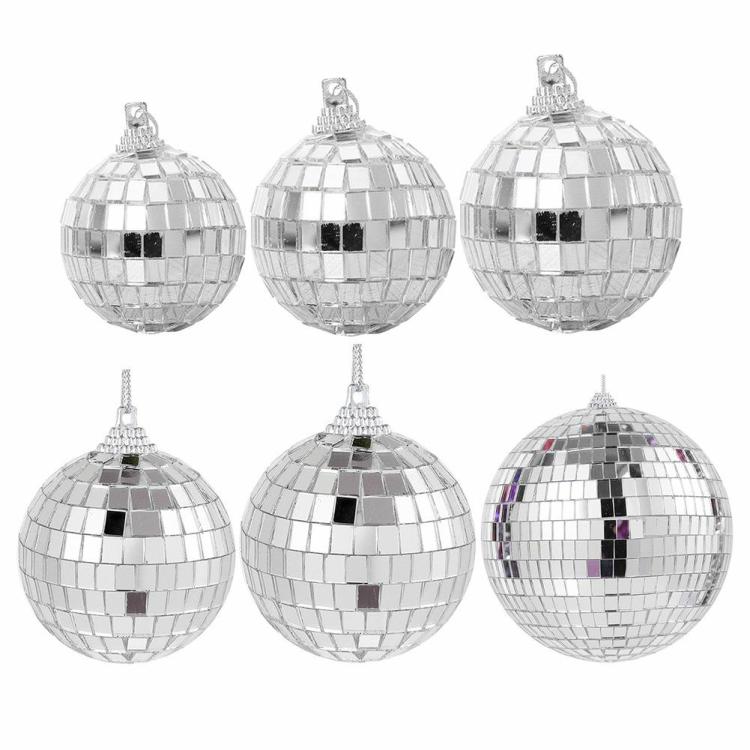 Decorative Lighting | Mini Disco Ball Multi-Size Club Mirror Ball Rotating for Party Holiday Festivals Decorative Lighting Decorative Lighting