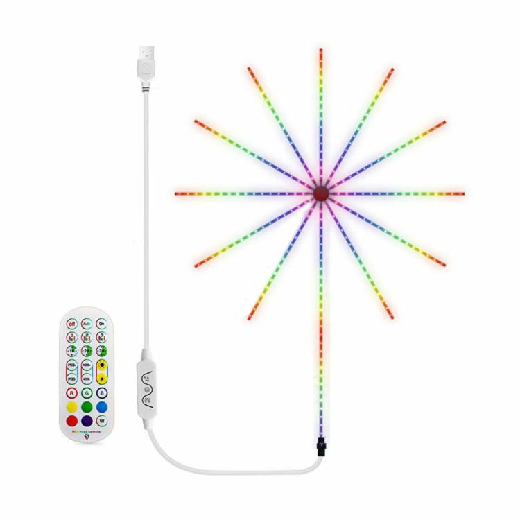 Decorative Lighting | USB Fireworks Light RGB Music Sound Control LED Strip Lamp Christmas Room Decor Decorative Lighting Decorative Lighting