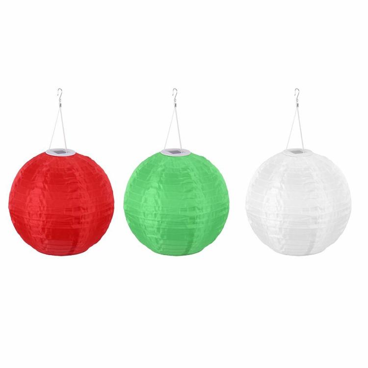 Hanging Lantern | 12 inch LED Round Solar Lantern Pendant Waterproof for Decoration Hanging Lantern Hanging Lantern