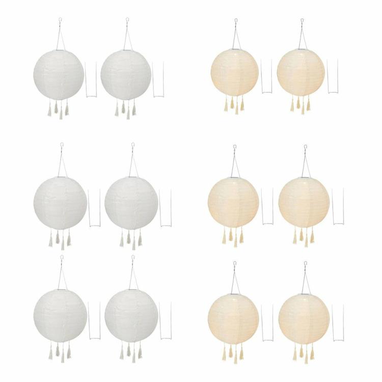 Hanging Lantern | Chinese Lanterns 300LM Craft DIY Lamp Last Up To 8H with Tassel for Church Party Hanging Lantern Hanging Lantern