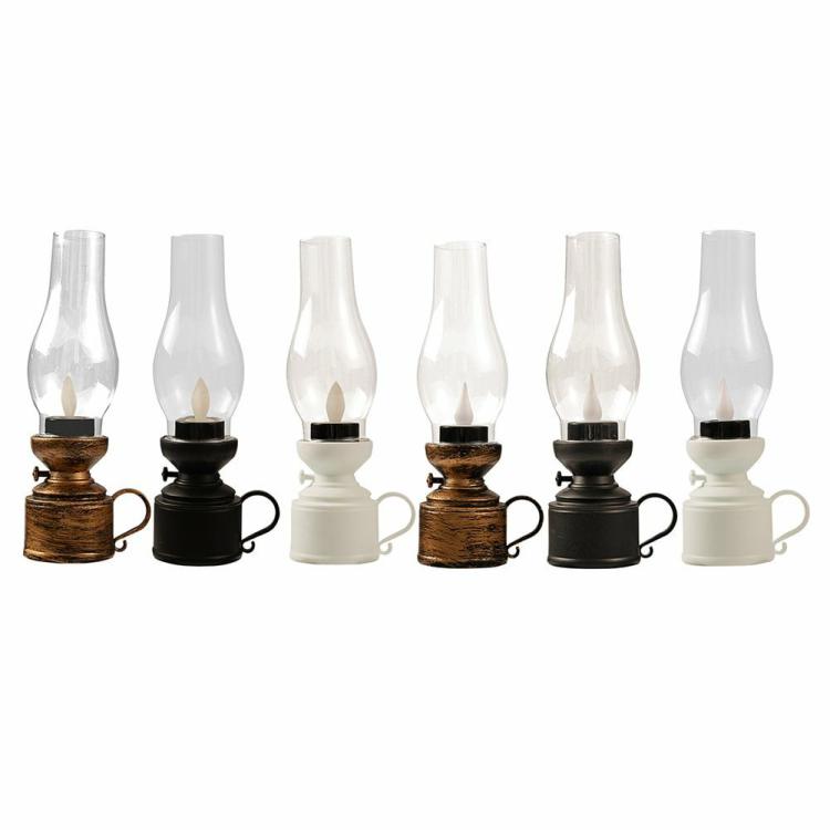 Indoor Lighting | Camping Kerosene Lamp Flameless Oil Table Decorative Lamp Home Party Decorations Indoor Lighting Indoor Lighting