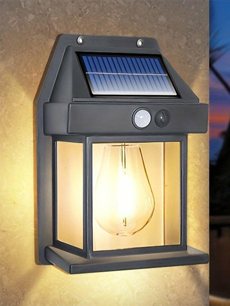 Indoor Lighting | Garden Sensor Lamp Body Sensing Villa Small Wall Light for Pathway Villa Outdoor Indoor Lighting Black