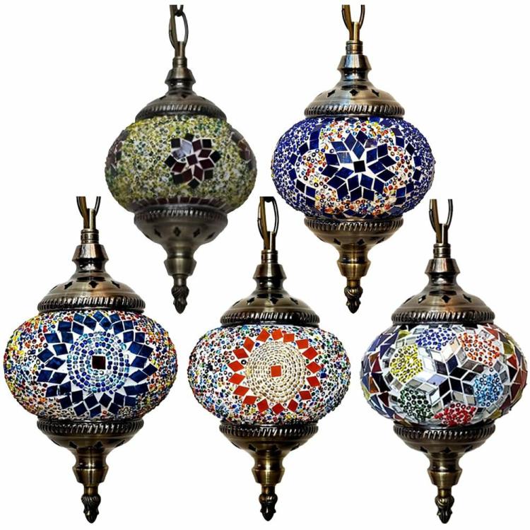 Indoor Lighting | Mosaic Pendant Light Romantic Exotic Turkish Style Classical Homestay Chandelier Indoor Lighting Indoor Lighting