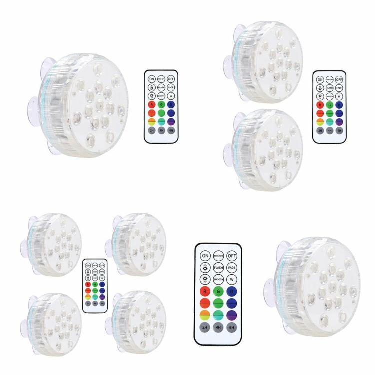 Indoor Lighting | Submersible LED Lights with Remote RF Waterproof for Inground Pool Ponds Indoor Lighting Indoor Lighting