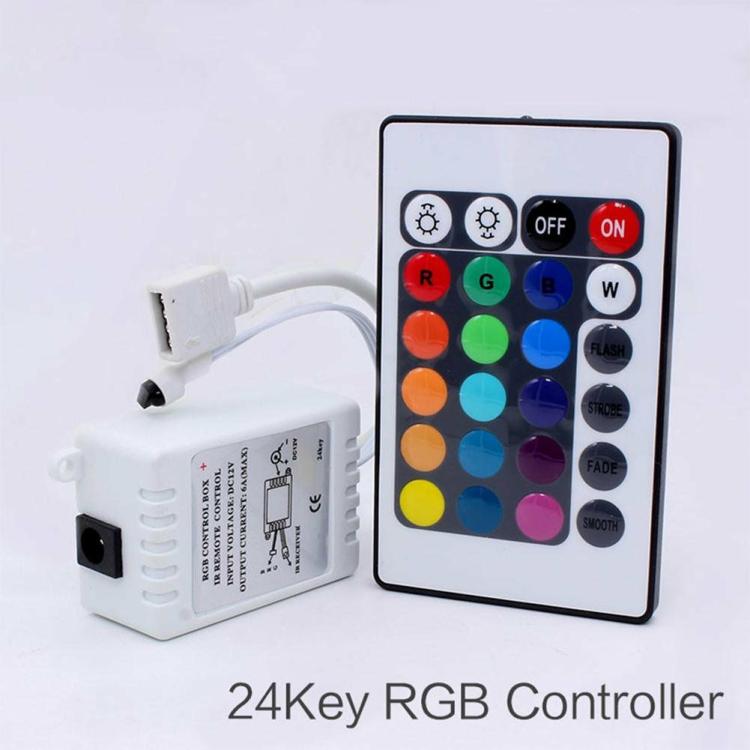 Lighting Accessories | 24 Keys LED RGB Controller Lighting Accessories DC12V IR Remote Control Home Use Lighting Lighting Accessories