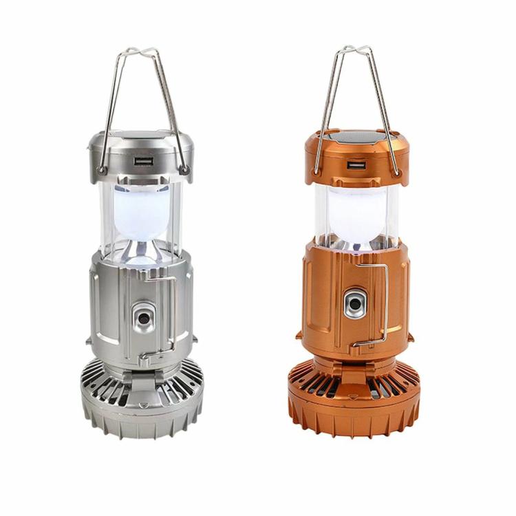 Portable Lighting | Foldable Camping Fan Light Power Bank 1500mAh LED Lantern Handheld Fan with Hook Lighting Portable Lighting