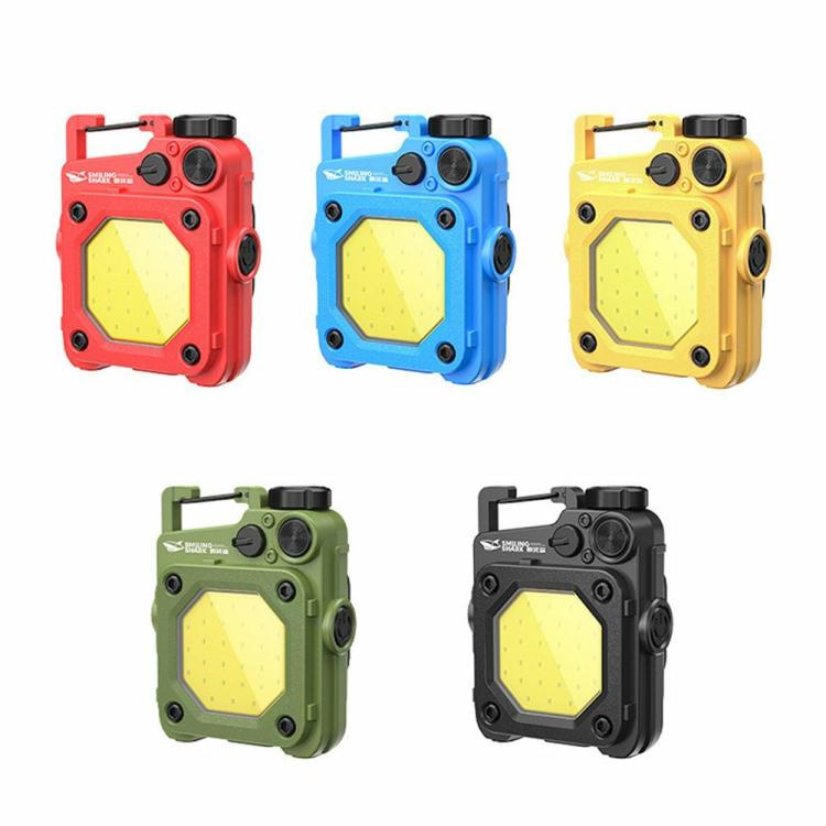 Portable Lighting | LED COB Keychain Light Type-C USB Charging Mini Work Light Flashlight 6 Modes Lighting Portable Lighting