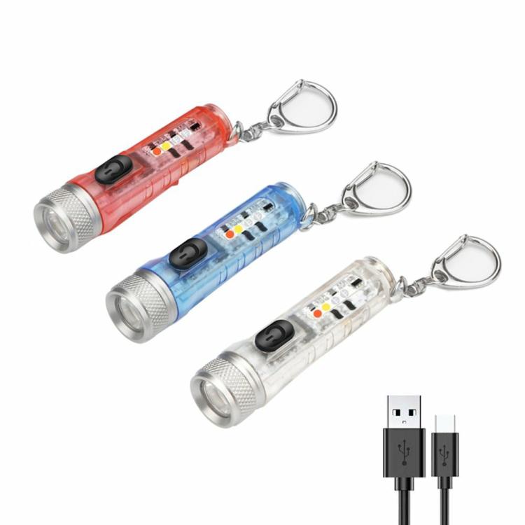 Portable Lighting | Mini Keychain Flashlight Rechargeable Portable Pocket Torch Emergency Flashlight Lighting Portable Lighting