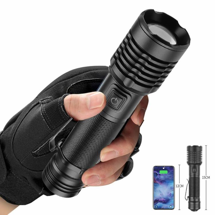 Portable Lighting | XHP50 LED Flashlight Type-C USB Rechargeable 800LM 5 Modes IPX4 Waterproof Lighting Portable Lighting