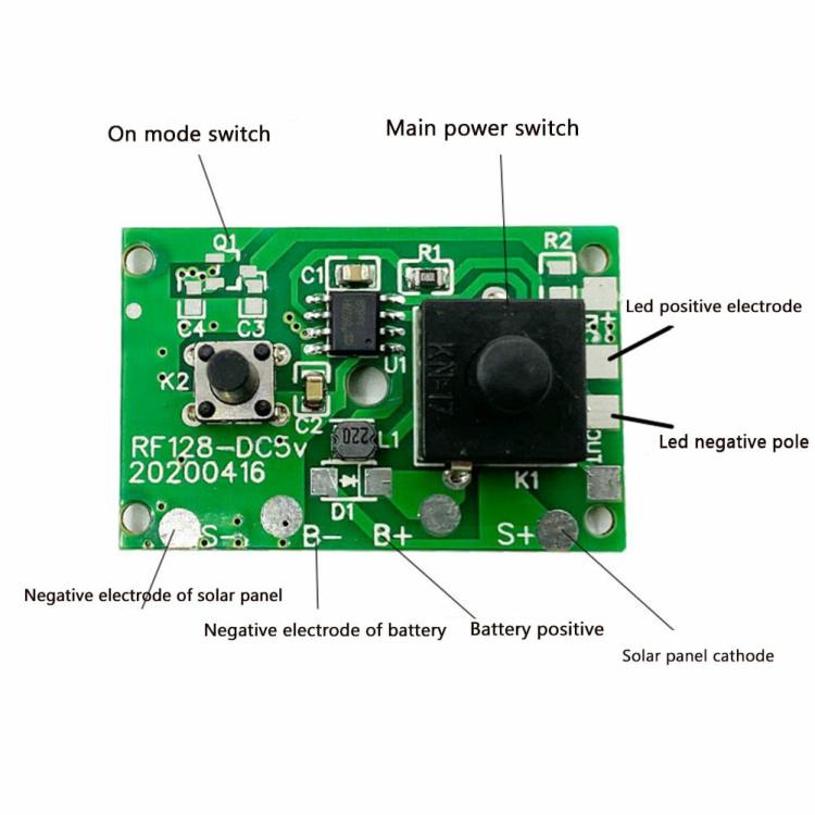 Solar Lighting | 1.2V Solar String Light Lamp Board Control Sensor Controller Switch Module Lighting Solar Lighting