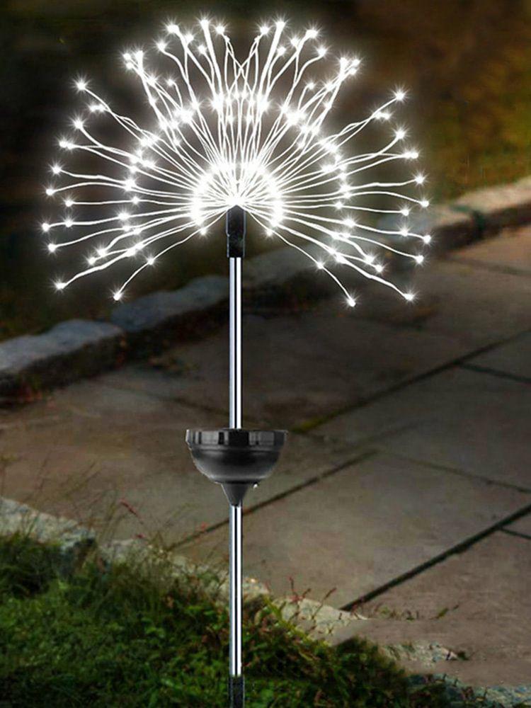 Solar Lighting | Dandelion Lawn Lamp 600mAh Dandelion Ground Light Last Up To 8H for Yard Balcony Lighting Solar Lighting