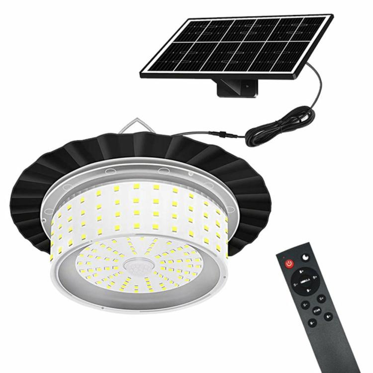 Solar Lighting | IP65 Waterproof Indoor Solar Lamp 600LM 244 LED Solar Hanging Lamp Motion Sensor Lighting Solar Lighting