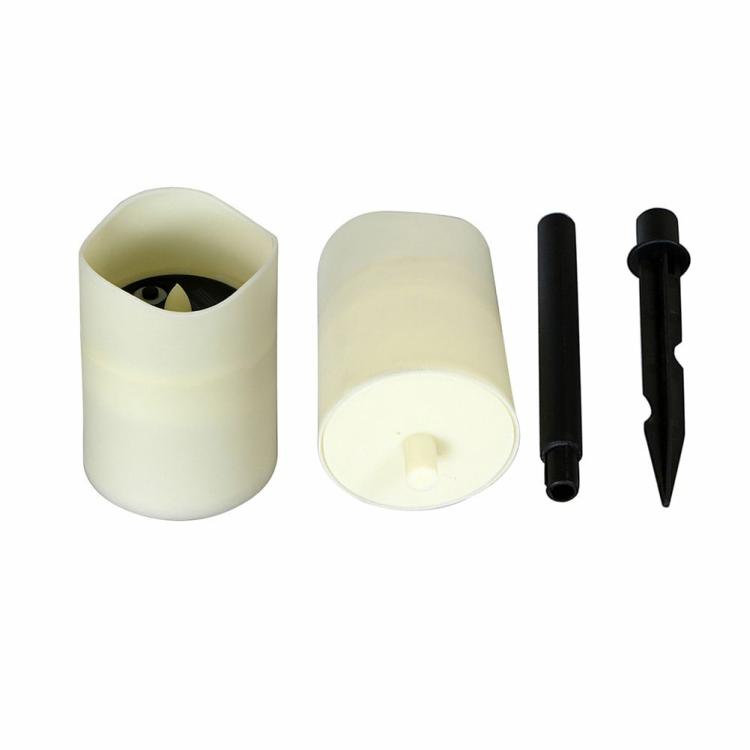 Solar Lighting | LED Solar Light Candle Flame Outdoor Lawn Stakes Lamp Garden Festival Decor Lighting Plug Without A Place