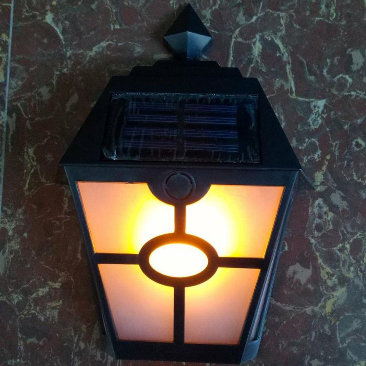 Solar Lighting | LED Solar Wall Light Retro Flame Torch Lamp Outdoor Waterproof Garden Lamp Lighting Solar Lighting