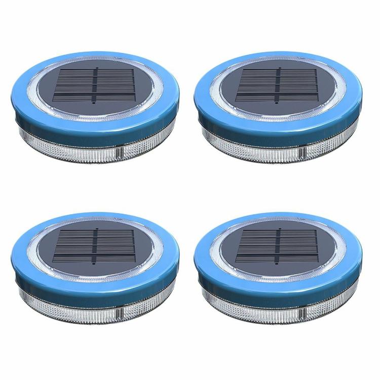 Solar Lighting | Solar Floating Pool Light LED Floating Garden Pool Light IP68 Waterproof 1800mAh Lighting Champagne/Blue