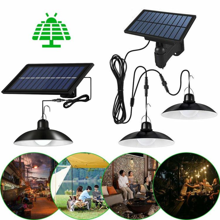 Solar Lighting | Solar Pendant Light IP55 Waterproof Solar Powered Lamp Auto On/Off Hanging Light Lighting Solar Lighting