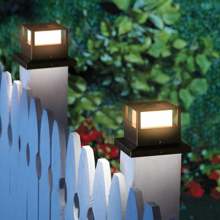 Solar Lighting | Solar Post Light Waterproof Outdoor Column Patio Fence Gate Garden Lamps Lighting Solar Lighting